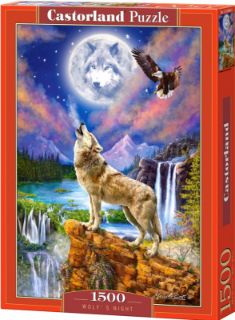 Obrázek z Puzzle vlk a orel 1500 dílků 