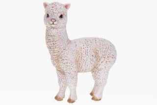 Obrázek z Lama bílá polyresin 12,5 cm (1) 