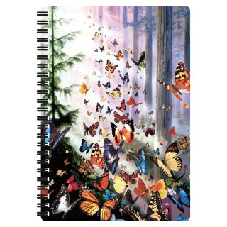 Obrázek z Notes 3D 14x21cm, 40l - motýli v lese (10) 