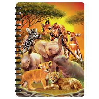 Obrázek z Notes 3D 11x14cm - veselé safari (10) 