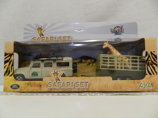 Obrázek z Land Rover Defendr 14cm,kov PB s přívěsem, 14cm 