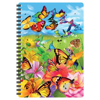 Obrázek z Notes 3D 14x21cm, 40l - motýli na louce (10) 