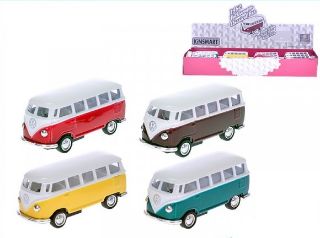 Obrázek z VW Classic autobus 1962 1:64 kov zpětný chod 4dr (12) 