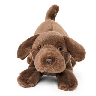 Obrázek z Pes labrador hnědý hravý plyš 25cm AN704 