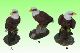 Obrázek z Orel bělohlavý polyresin 10cm, 3dr (3) 