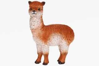 Obrázek z Lama hnědá polyresin 12,5 cm (1) 