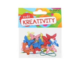 Obrázek z Kreativní set dřevěný s provázkem 