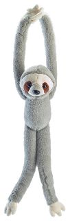 Obrázek z Lenochod dlouhé ruce plyš 33cm, suchý zip (6) 