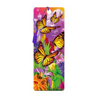 Obrázek z Záložka 3D 15,5x5,7cm - motýli na louce (25) 