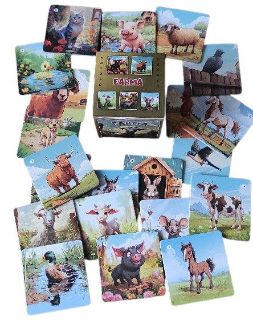 Obrázek z Pexeso BOX Farma kreslená 