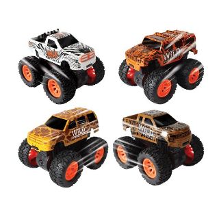 Obrázek z Auto Monster truck safari 9cm, 4druhy, na setrvačník (16) 