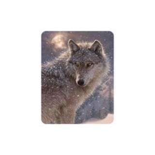 Obrázek z Magnet 3D 7x9cm - vlk a sníh (25) 
