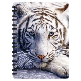 Obrázek z Notes 3D 11x14cm - bílý tygr (10) 