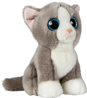Obrázek z Kočka sedící plyš 20cm, velké oči (6) 