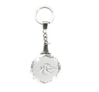 Obrázek z Skleněná klíčenka - chobotnice (24) 