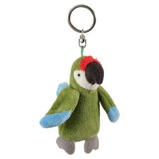 Obrázek z Klíčenka papoušek zelený plyš 10cm 