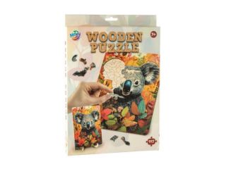 Obrázek z Dřevěné puzzle 117 dílků koala 