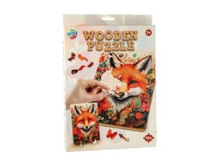 Obrázek z Dřevěné puzzle 126 dílků liška 